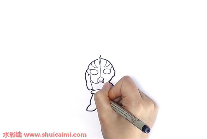 泰迦奥特曼怎么画 泰迦奥特曼简笔画图片大全