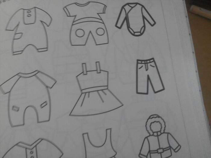 衣服简笔画 衣服简笔画彩色