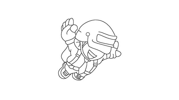 吃鸡简笔画怎么画 吃鸡简笔画简单