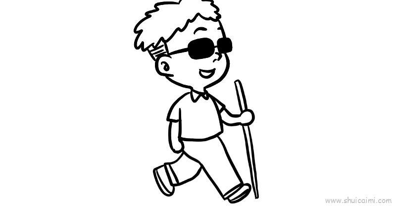 全国助残日儿童画怎么画 全国助残日简笔画简单