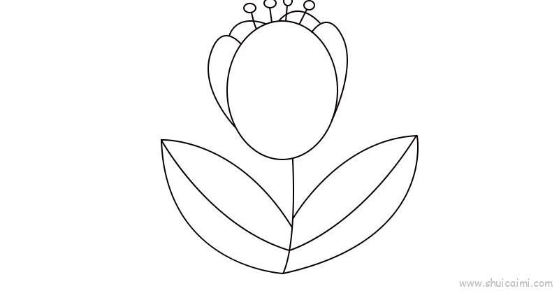 郁金香儿童画怎么画 郁金香简笔画简单又好看