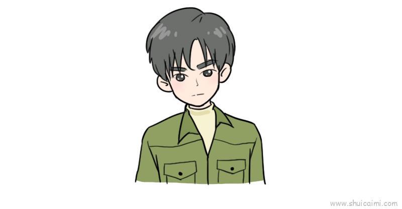 易烊千玺儿童画怎么画 易烊千玺简笔画步骤