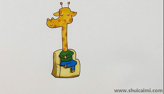 鹿先生儿童画怎么画 彩色鹿先生简笔画简单又好看