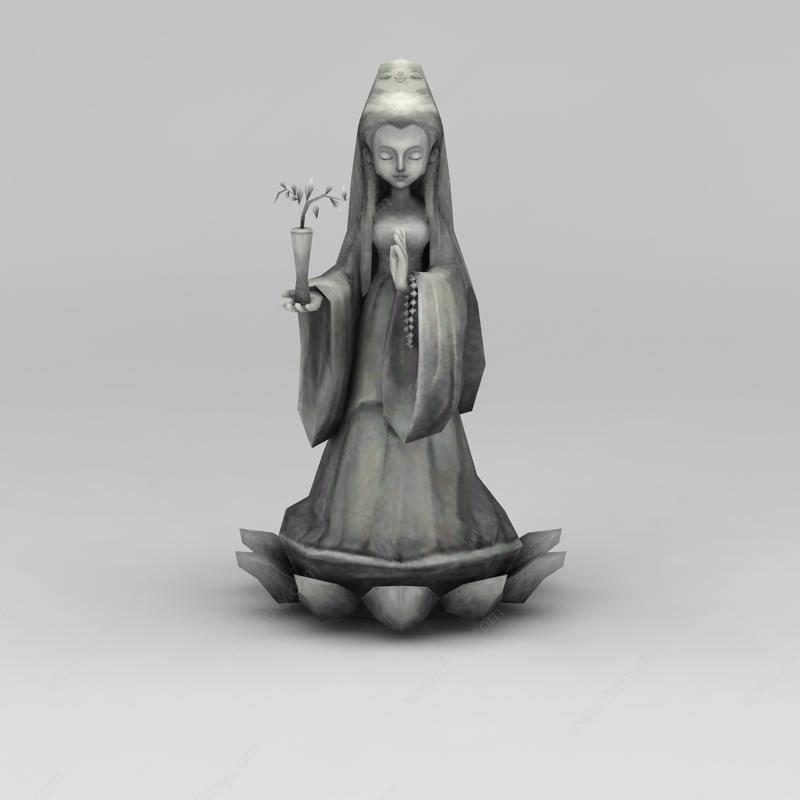 观音菩萨q版图片 q版观音菩萨怎么画