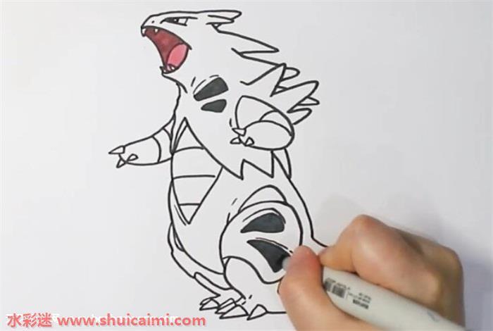 班吉拉怎么画 班吉拉简笔画步骤