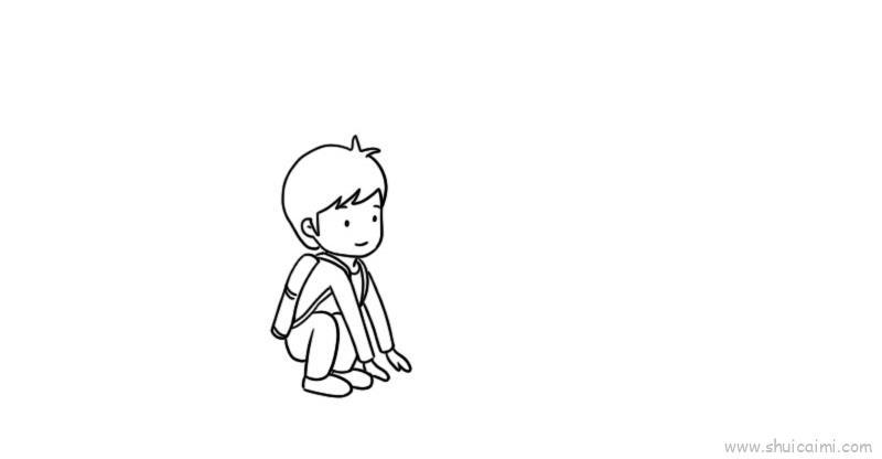 植树节小树苗浇水儿童画怎么画 植树节小树苗浇水简笔画简单