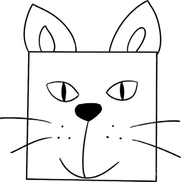 小小的猫的简笔画怎么画 小小的猫简笔画图片
