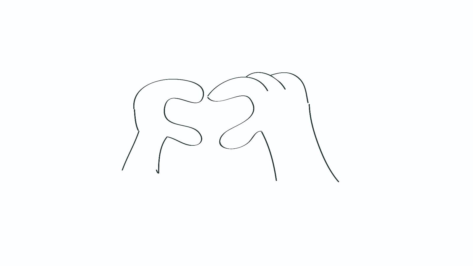 比心的简笔画怎么画 比心简笔画好看