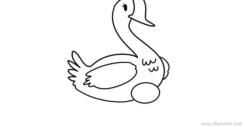 鹅儿童画怎么画 鹅简笔画好看
