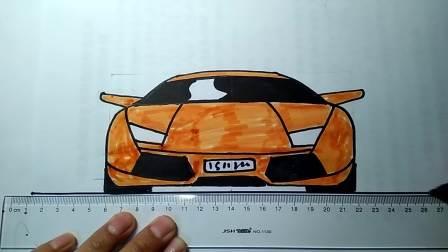 兰博基尼简笔画 兰博基尼简笔画帅气
