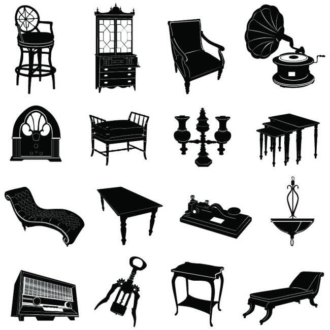 家具简笔画怎么画 家用家具图片