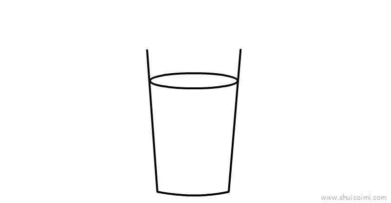 简单的珍珠奶茶简笔画绘画教程