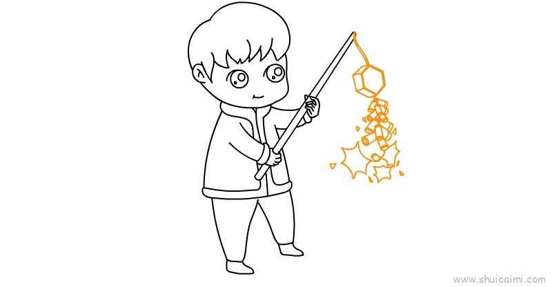 春节儿童画怎么画 春节简笔画简单又好看