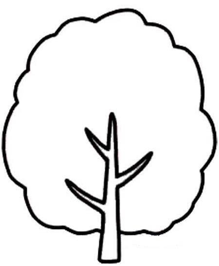 树的简笔画 树的简笔画大树