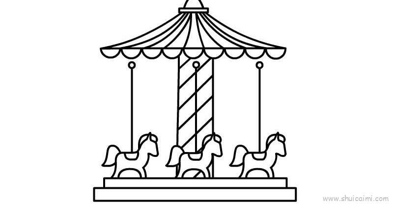 马戏团儿童画怎么画 马戏团简笔画好看