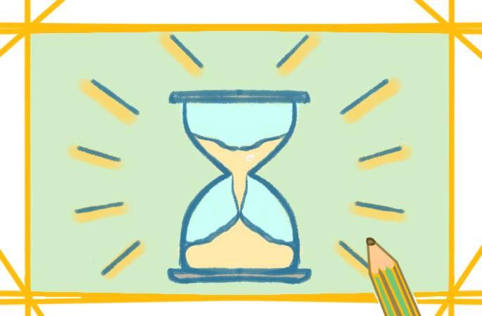 沙漏简笔画 时间沙漏简笔画