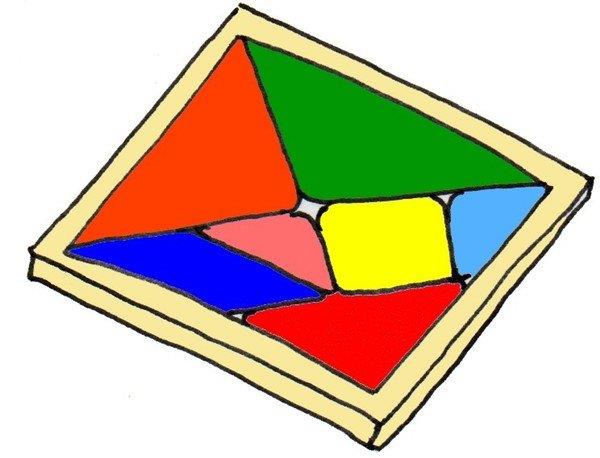 七巧板的简笔画怎么画 七巧板的简笔画简单