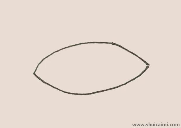 飞艇儿童简笔画