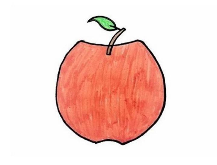 苹果简笔画图片 苹果简笔画图片大全大图