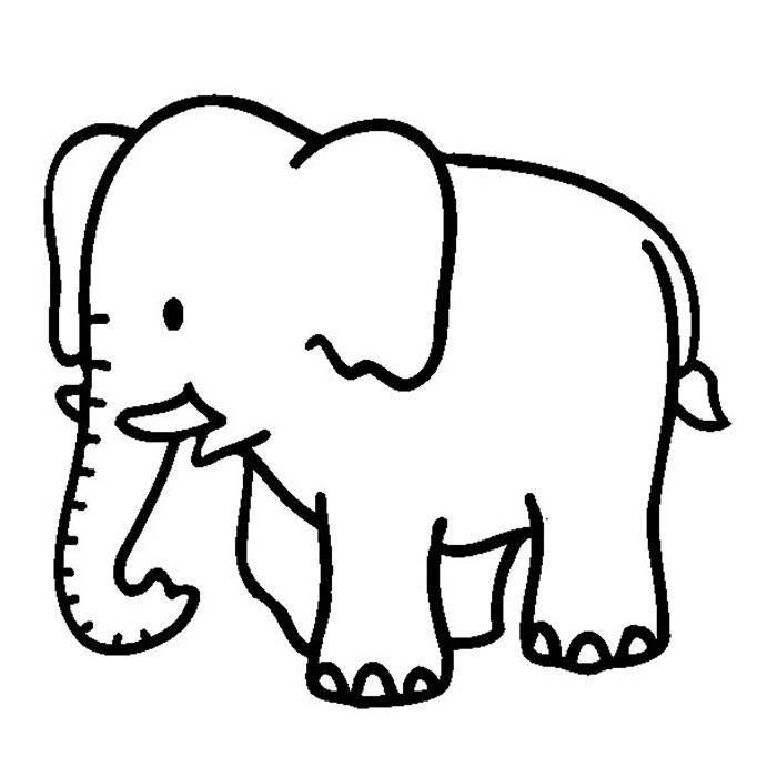 动物图片简笔画 动物图片简笔画带颜色