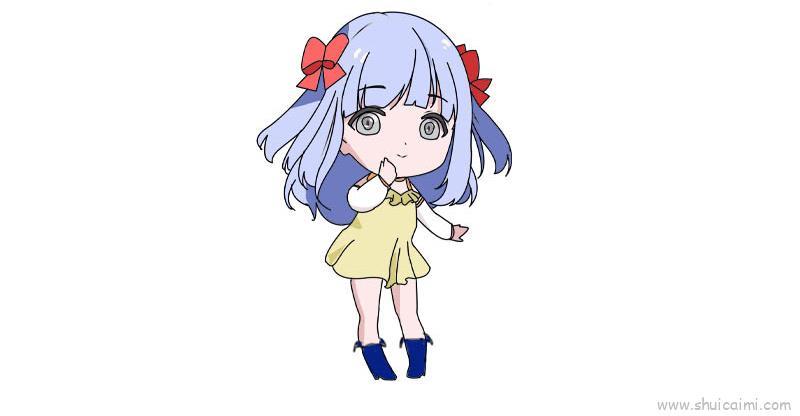 动漫少女儿童画怎么画 动漫少女简笔画简单又好看