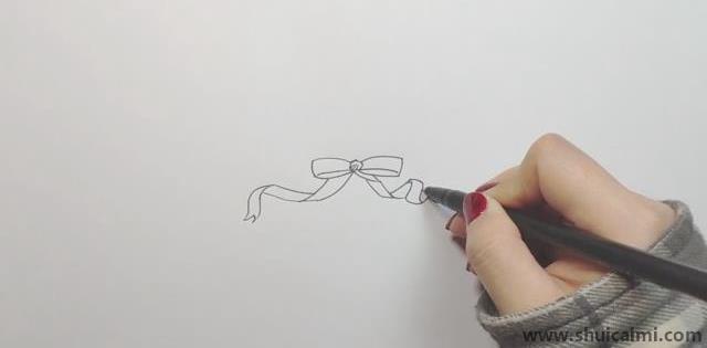 蝴蝶结儿童简笔画怎么画 蝴蝶结儿童画简单