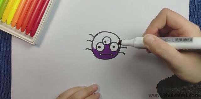 小怪兽儿童简笔画怎么画 小怪兽儿童画画法