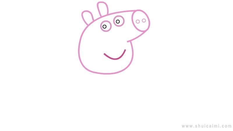 小猪佩奇简笔画怎么画 小猪佩奇简笔画图片大全