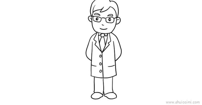 医生儿童画怎么画 医生简笔画好看