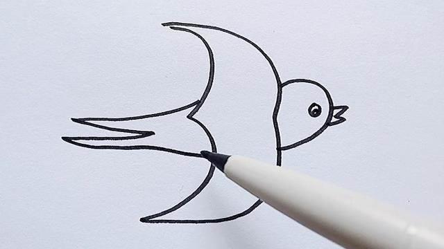 小燕子的简笔画图片大全 小燕子的简笔画图片大全大图