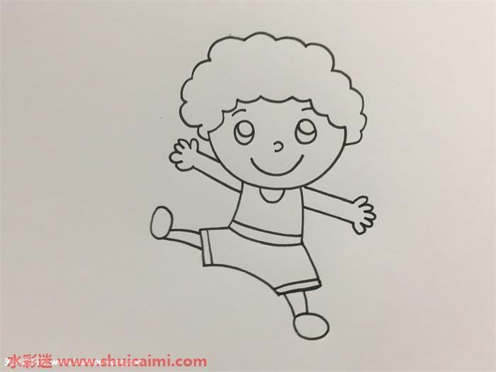 小男孩怎么画 小男孩简笔画步骤