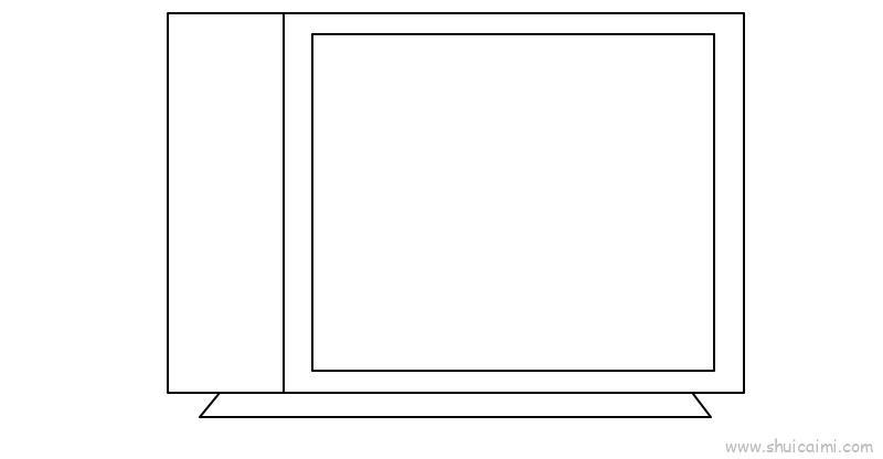 电视儿童画怎么画 电视简笔画好看