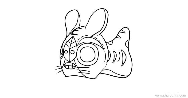 布老虎儿童画怎么画 布老虎简笔画简单