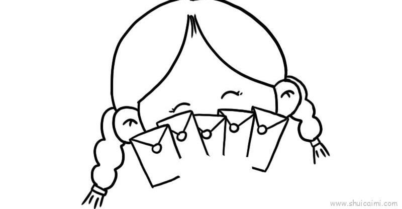 开开心心过大年儿童画怎么画 开开心心过大年简笔画简单又好看