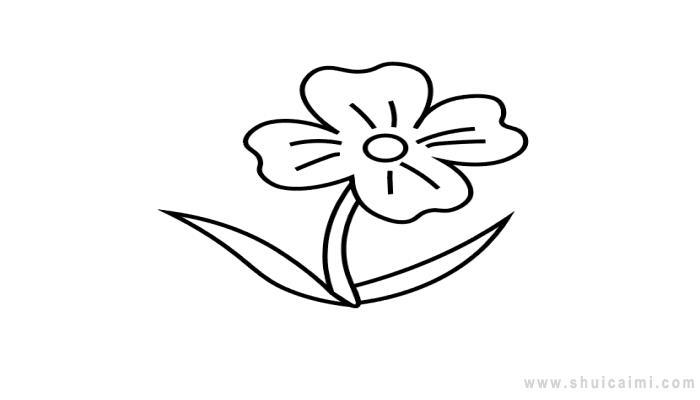 夜来香简笔画怎么画 夜来香简笔画画法