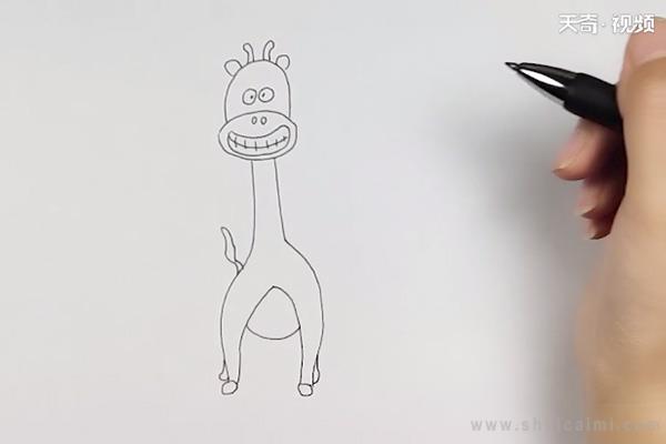 长颈鹿简笔画怎么画 长颈鹿简笔画顺序