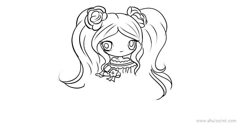 7个叶罗丽仙子莫纱儿童画怎么画 7个叶罗丽仙子莫纱简笔画好看
