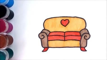 沙发简笔画 沙发简笔画立体