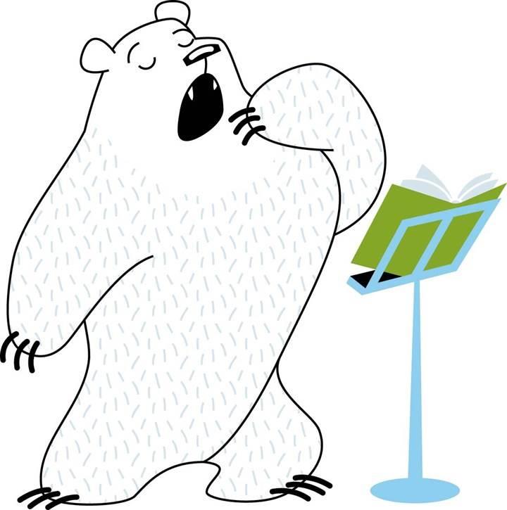 北极熊简笔画 北极熊简笔画简单又漂亮