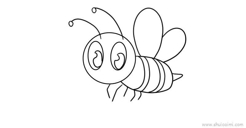 蜜蜂教程儿童画怎么画 蜜蜂教程简笔画简单
