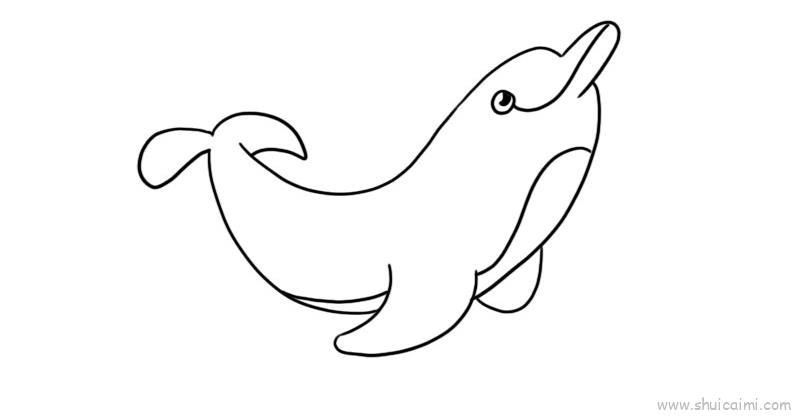 海豚儿童画怎么画 海豚简笔画简单又好看