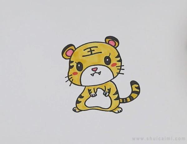 老虎简笔画怎么画 老虎简笔画画法