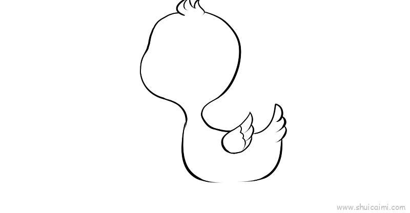 鸭子儿童画怎么画 鸭子简笔画好看
