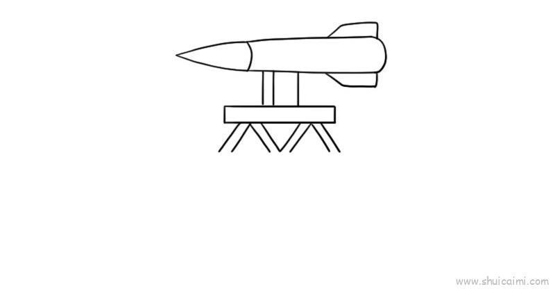 航空母舰儿童画怎么画 航空母舰简笔画步骤