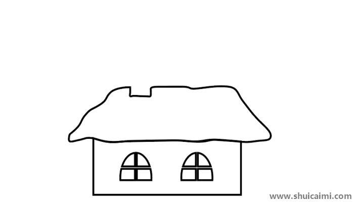 圣诞房子简笔画怎么画 圣诞房子简笔画简单