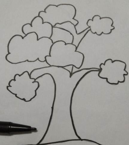 银杏简笔画图片大全 银杏简笔画图片大全可爱