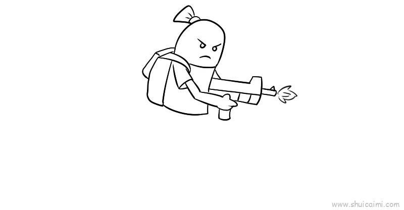 香肠派对教程儿童画怎么画 香肠派对教程简笔画步骤