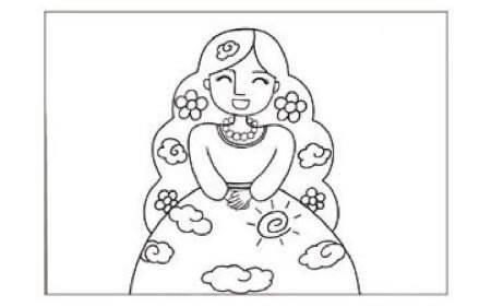 妈妈简笔画 妈妈简笔画简单又漂亮