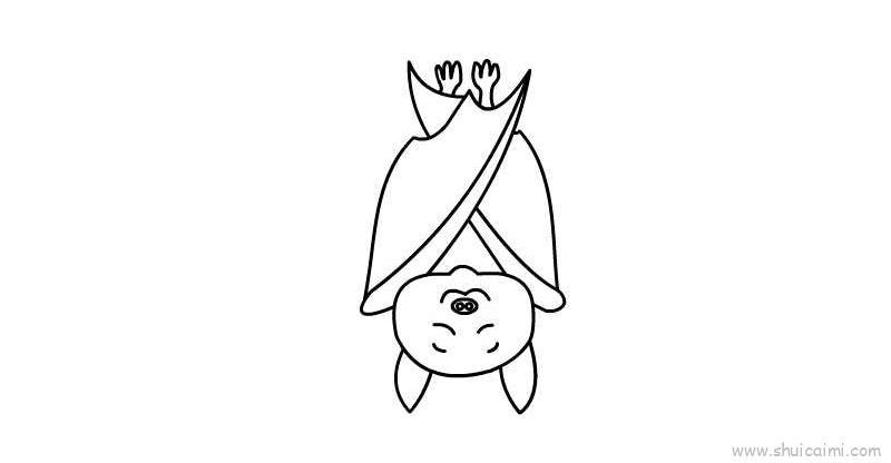 蝙蝠儿童画怎么画 蝙蝠简笔画图片大全