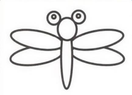 蜻蜓简笔画 蜻蜓简笔画简单又漂亮
